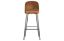 BePureHome barski stol VOGUE usnjen 80 cm - konjak   