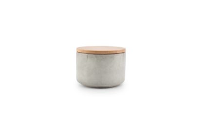 Salt&Pepper siva posodica s pokrovom Bake - 12,5x9 cm