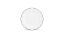 BonBistro krožnik s črnim robom  Basic White - 27cm