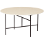 Woood klubska mizica VIDA 40xØ75 cm - naravna