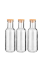 ESTIA set 3 steklenic s plutovinastim zamaškom 1000ml transparent-01-21894