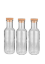 ESTIA set 3 steklenic s plutovinastim zamaškom 1000ml siva-01-21863