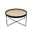 Maison klubska mizica Ø 53 cm DISK  - hrast